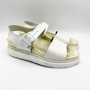 Dr. Martens White Sandals